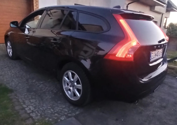 Volvo V60 cena 31600 przebieg: 233114, rok produkcji 2013 z Choszczno małe 596